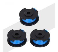 EasyByMall Bobina e filo di ricambio a doppia linea per decespugliatori Ryobi 18V OLT1832, P2000-P2006, RLT18xx, RY24xx, RY40xx (confezione da 3)