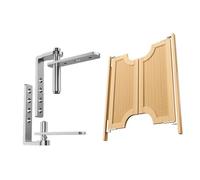 EasyByMall Cerniere per porte a doppia azione in acciaio inossidabile, cerniere a molla a chiusura automatica per cancelli di bar, salone, resistente, hardware oscillante, argento