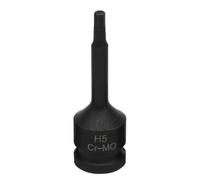 EasyByMall Chiave a bussola da 30,5 cm con forma esagonale per l'uso su chiavi pneumatiche e utensili alimentati a batteria, con bloccaggio del foro del perno e marcature chiare (H5)
