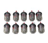 EasyByMall Cuffia da nuoto per vermi e pastura, in plastica, accessorio per pesca e pesca, nero, 26 x 48 mm, 30 g