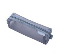 EasyByMall Custodia compatta in nylon perfettamente progettata per contenere penne, righelli e altro ancora in un unico posto, Blu