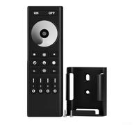 EasyByMall Dimmer con telecomando a LED in ABS, 30 metri, colore: nero | Portata wireless di 30 metri, per compatibilità rgbccct, funzione dimmerabile, intelligente per integrazione domestica