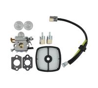 EasyByMall Kit carburatore per soffianti PB200, PB1000, PB2100, PB-2155 e trituratore ES-2100, compatibile con C1U-K42, Zama C1U-K42A/B, Oregon 50-616
