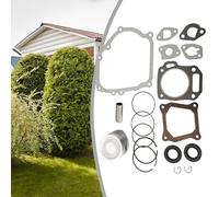 EasyByMall Kit di ricostruzione motore GX200 168F - anelli pistone, set guarnizioni e paraolio per generatore a 4 tempi, trimmer e motore (5,5 HP-6,5 HP, 2-3,5 kW)