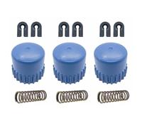EasyByMall Kit di riparazione per manopole T25 con molle e occhielli per tagliabordi Jonsered, Craftsman, Poulan Pro (sostituisce 537338701, 537338801)