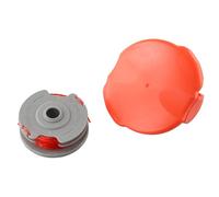 EasyByMall Kit doppio con bobina e cappuccio per decespugliatori Flymo - Compatibile con serie Contour, Power Trim, Multi Trim, Minitrim e Speedi Trim
