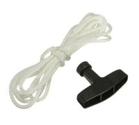 EasyByMall Maniglia di avviamento per tosaerba a benzina e corda di ricambio da 1,5 m, diametro 4 mm, per la maggior parte dei tosaerba a gas