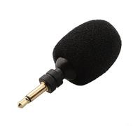 EasyByMall Mini microfono pieghevole con connettore da 3 5 mm, ideale per parlare e insegnare, facile da usare e portatile (2 poli)