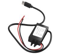 EasyByMall Modulo convertitore step-down USB-C da 12 V a 5 V 3 A, adattatore di alimentazione impermeabile IP68 con protezione da sovracorrente e cortocircuito per auto, moto, camper, GPS ed
