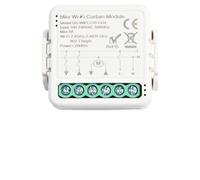 EasyByMall Modulo interruttore intelligente per tende a rullo e persiane, WiFi Tuya Smart Life App telecomando, controllo vocale compatibile con Alexa e Home Assistant, AC 100-240 V, bianco
