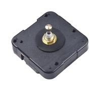 EasyByMall Movimento silenzioso per orologio, 12888, coppia elevata, con filettatura da 6 mm, per riparazione di orologi da parete fai da te, torsione, nucleo in plastica, batteria AA