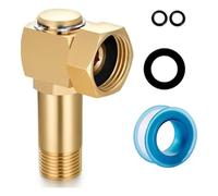 EasyByMall Parti di ricambio in ottone per avvolgitubo da giardino con rondelle e nastro sigillante per irrigazione, cura del prato e lavaggio auto