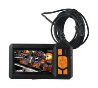 EasyByMall Periscopio industriale con schermo HD da 4,3 pollici, telecamera di ispezione impermeabile IP67 1080P 8 mm, cavo semirigido da 5 m, 2000 mAh per riparazioni auto