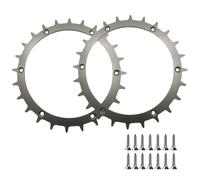 EasyByMall Picchetti antiscivolo per tosaerba robotizzati, in acciaio, compatibili con Bosch Indego R38Li/R40Li/R45Li/R50Li/R70Li, Flymo 1200 e 105/305/308 (2011-2015)