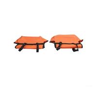 EasyByMall Scala telescopica porta attrezzi, 2 pezzi, organizer in tessuto per scale pieghevoli con scomparti sicuri per chiodi e trapani, ideale per lavori sul tetto, arancione, 30 x 7 x 3 cm