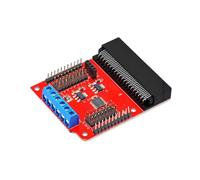 EasyByMall Scheda di espansione driver motore per motori CC, ingresso 6-12 V, ≤ 1,2 A per canale, modulo compatto 70 x 58 mm per robotica fai da te e progetti di programmazione