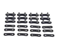 EasyByMall Set di 12 kit di riparazione per catene per motoseghe resistenti, passo 3/8 LP calibro .050 maglie con cinghie di fissaggio, parti di ricambio in metallo per la manutenzione della sega