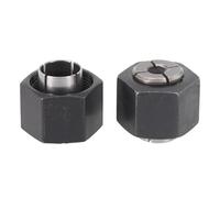 EasyByMall Set di 2 pinze per router per DW621 DW618 DW621K DW6214, pinze in acciaio da 12,7 mm e 6,35 mm