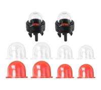 EasyByMall Set di lampadine e lampadine carburante per motori piccoli a 2 tempi - 2 pezzi + 8 lampadine in PVC, compatibile con Zama 0057003/0057004/0057025 e 188-12 serie