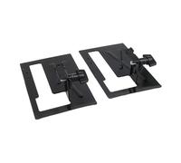 EasyByMall Set di supporti regolabili per smerigliatrice angolare con staffa di taglio e protezione spessa, base in acciaio portatile per smerigliatrici da 10-30 cm, confezione da 2