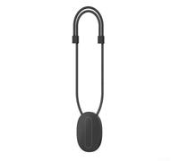 EasyByMall Supporto magnetico sul petto, cordino regolabile a sgancio rapido per PLAUD NotePin AI Attacco magnetico regolabile cinturino da collo (nero)