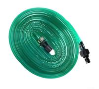 EasyByMall Tubo piatto per irrigatore, PVC, 15 m, verde, 1 confezione
