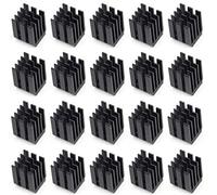 Easycargo 20 pezzi dissipatore stampante 3D + nastro adesivo termico pre-applicato, radiatore per 3D stampante modulo driver motore