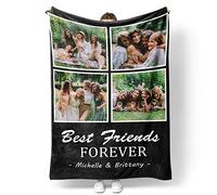 Easycosy Coperta Personalizzata con Foto, Plaid Personalizzato, Festa della Mamma Idee Regalo 2026, Regali per Uomo, Donna, Famiglie (4 Foto-3)