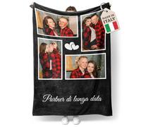 Easycosy Coperta Personalizzata con Foto, Plaid Personalizzato, Idee Regalo 2026 per Donna, Uomo e Amica (4 Foto2)