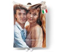 Easycosy Coperta Personalizzata con Foto, Plaid Personalizzato, Idee Regalo 2026 per Donna, Uomo e Amica (1 Foto-1)