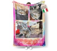 Easycosy Coperta Personalizzata con Foto, Plaid Personalizzato, Idee Regalo 2026 per Donna, Uomo e Amica (3 Foto-1)
