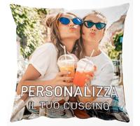 Easycosy Cuscino Personalizzato con Foto e Testo, Stampa Fronte-Retro Federa per Cuscino Personalizzata 66x66, Regalo San Valentino Personalizzato per Uomo, Donna, Lui(Nessun Inserto per Cuscino)