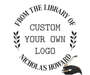 Easycosy Embosser per Libri Personalizzato, Mini Goffratrice Personalizzata con Testo, Timbri per Nome Personalizzati, Ex Libris Timbro, Idee Regalo per Carte, Biblioteche, Buste