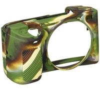 easyCover by Bilora Custodia protettiva in silicone per Sony a 6300 Camouflage/Nero