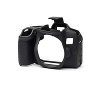 easyCover - Cover in silicone per Canon 850D. Colore: Nero