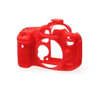 EasyCover - Custodia in silicone per Canon 7D Mk II [JU0479R] Rosso