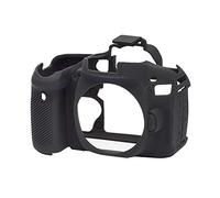EasyCover - Custodia in silicone, per fotocamera Canon EOS 80d, colore: nero