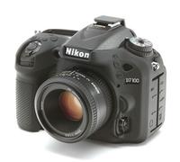 easyCover - Custodia in silicone per fotocamera - Protezione per fotocamera - Nikon D7100/D7200 - Nero, Nero