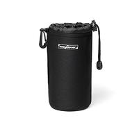 EasyCover Custodia per lenti in neoprene per protezione lenti. Taglia: L. Colore: nero