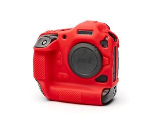 easyCover Custodia protettiva in silicone per fotocamera per Canon R1 Red