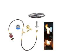Easyfirepits Durata Warr 316 Inossidabile Rotondo Gas Fuoco Fossa / Tavolo