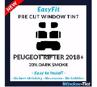Easyfit Fisso Pre Taglio Pellicola Finestrini per Peugeot Rifter 2018 20% Scuro