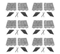 EasyFlex No-Dig 3602S-90C - Bordo decorativo da giardino con punte di ancoraggio, altezza 6,9 cm, kit da 25 m, colore: grigio ardesia