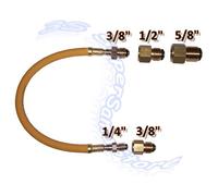 Easyflush by pass tubo flessibile per lavaggio tubazioni con riduzioni 1/4 3/8 1