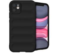 IMOSHION EasyGrip Backcover Cover per Apple iPhone 11, Nero