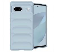 IMOSHION EasyGrip Backcover Cover per Google Google Pixel 7a, Azzurro