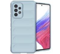 IMOSHION EasyGrip Backcover Cover per Samsung Samsung Galaxy A53, Azzurro