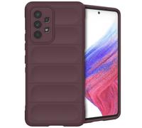 IMOSHION EasyGrip Backcover Cover per Samsung Samsung Galaxy A53, Aubergine