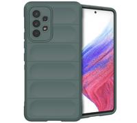 IMOSHION EasyGrip Backcover Cover per Samsung Samsung Galaxy A53, Verde scuro