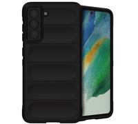 IMOSHION EasyGrip Backcover Cover per Samsung Samsung Galaxy S21 FE, Nero